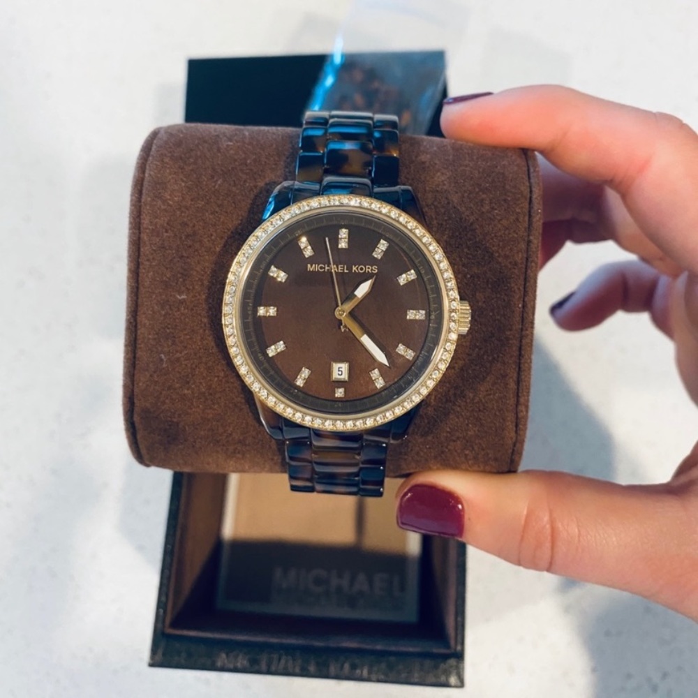 🎉HP!🩷 Michael Kors Tortoise Shell Watch
